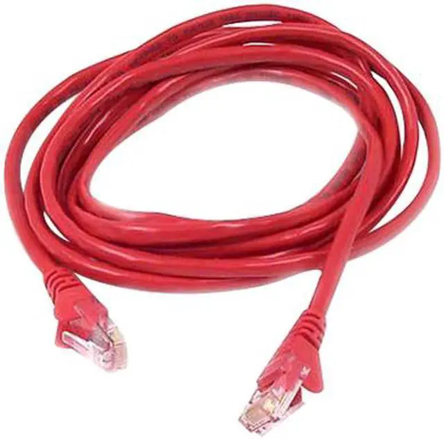 Alt view image 2 of 2 - Belkin A3L791B25-RED-S 25 ft. Cat 5E Red Snagless Molded Network Cable