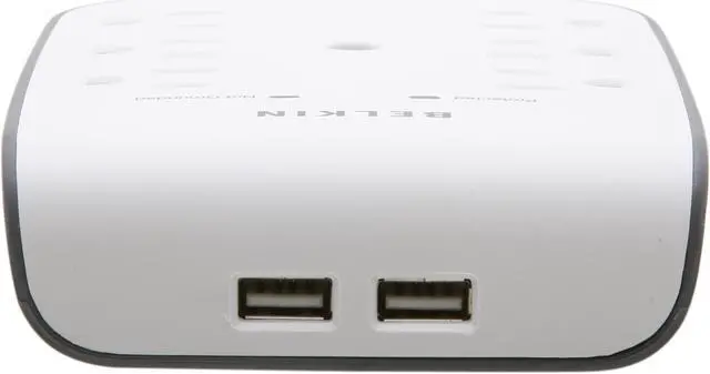Alt view image 4 of 5 - BELKIN BV106050-CW 6 Outlets 900 Joule USB Charging Surge Protector