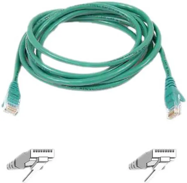 Main image of Belkin A3L980-50-GRN-S 50 ft. Cat 6 Green Cat6 Snagless Patch Cable
