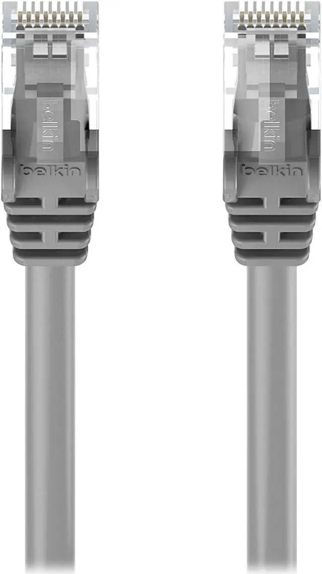 Alt view image 2 of 3 - Belkin A3L980-35-S 35 ft. Cat 6 Black RJ-45 M/M Patch Cable
