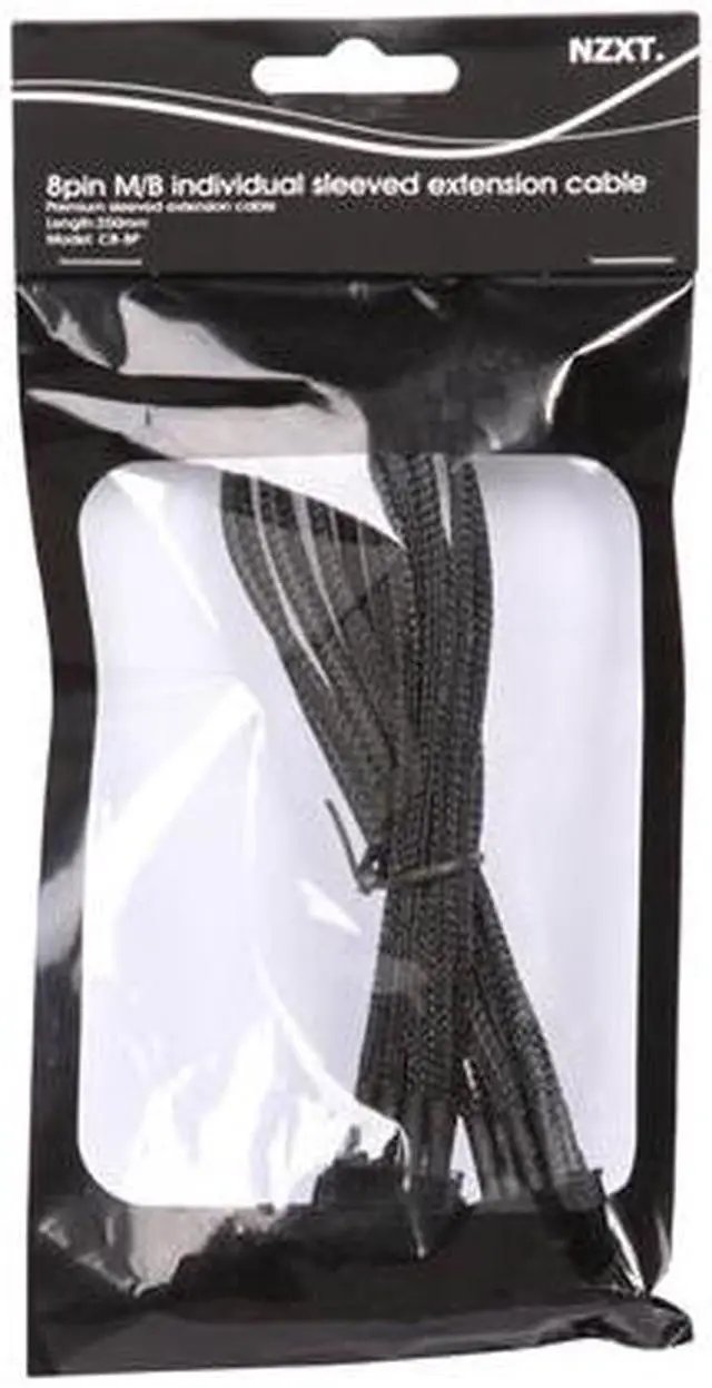 Alt view image 3 of 3 - NZXT CB-8P 9.84 in. (25cm) 8Pin Motherboard Power Extension Cable