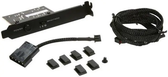 Alt view image 5 of 6 - NZXT CB-LED10-RD Sleeved LED Kit - Red, 1 m
