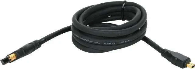 Alt view image 2 of 3 - Atech Flash AFT-FW64C 6 ft. FireWire IEEE 1394 6 pin to 4 pin Cable, Gold Plated