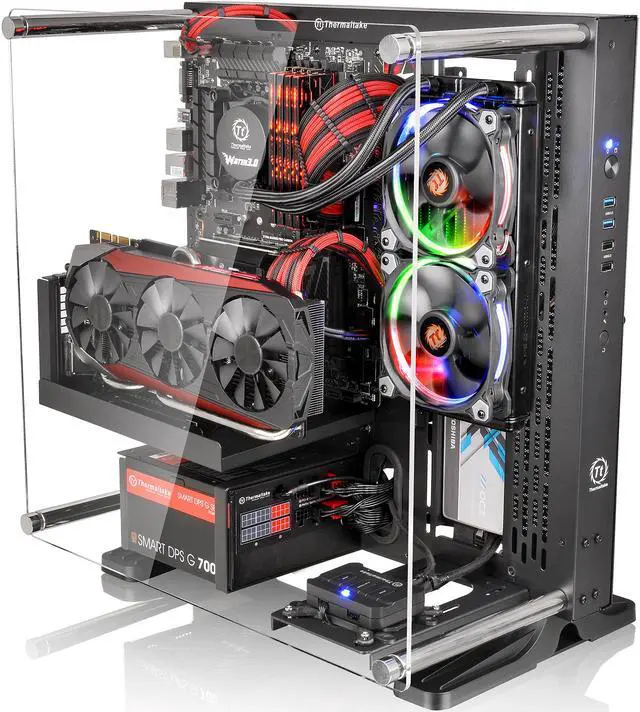 Alt view image 7 of 7 - Thermaltake AC-033-CN1NAN-A1 11.81 in. (All Cables)  TtMod Sleeve Extension Power Supply Cable Kit ATX/EPS/8-pin PCI-E/6-pin PCI-E with Combs Red/Black