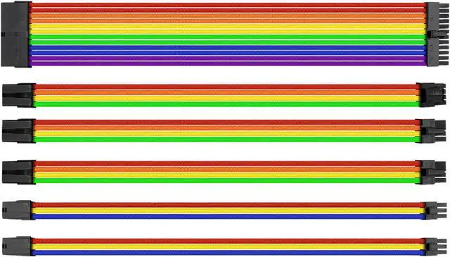 Main image of Thermaltake AC-049-CNONAN-A1 11.81 in. (30cm) TtMod Sleeve Cable (Cable Extension)