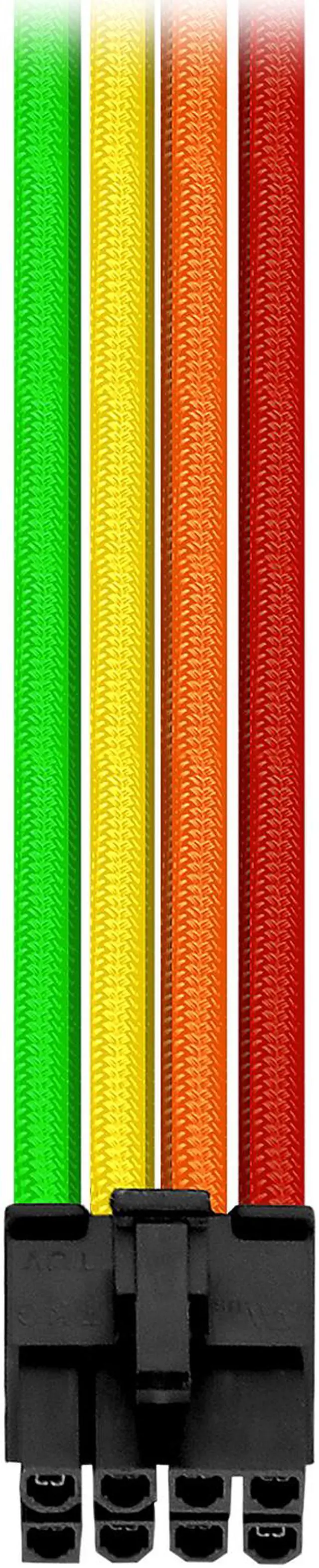 Alt view image 4 of 13 - Thermaltake AC-049-CNONAN-A1 11.81 in. (30cm) TtMod Sleeve Cable (Cable Extension)