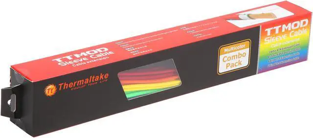 Alt view image 13 of 13 - Thermaltake AC-049-CNONAN-A1 11.81 in. (30cm) TtMod Sleeve Cable (Cable Extension)