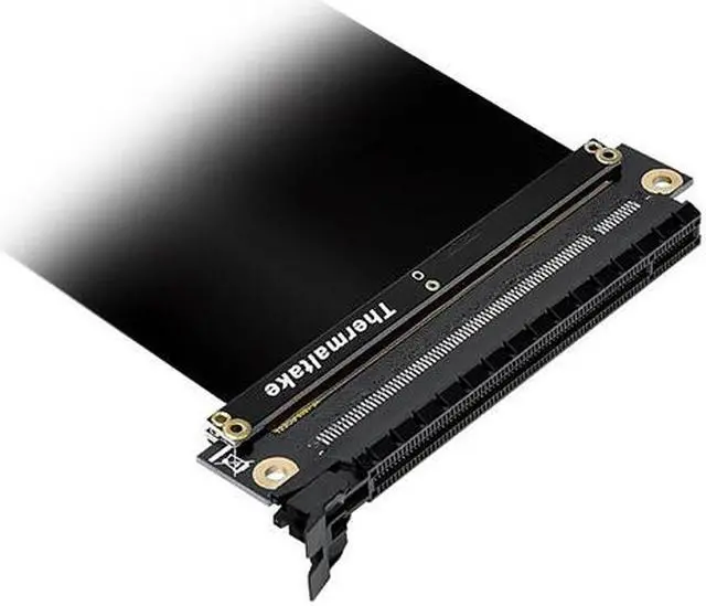 Alt view image 3 of 12 - Thermaltake TT Gaming PCI-E x16 3.0 Black Extender Riser Cable 200mm AC-053-CN1OTN-C1