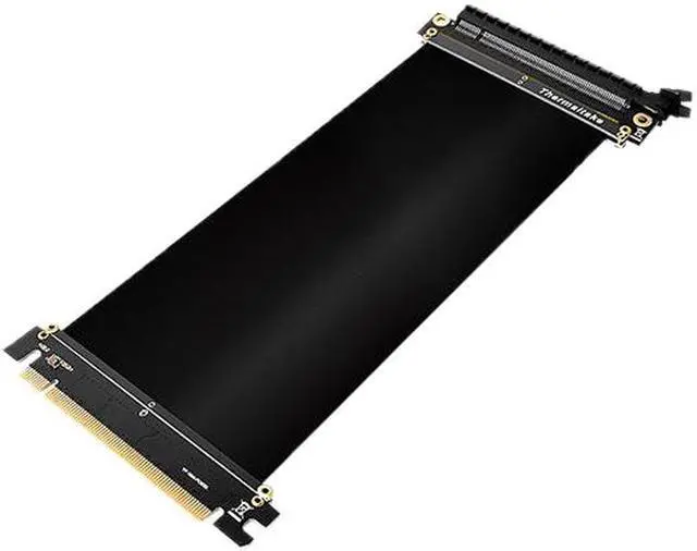 Alt view image 2 of 12 - Thermaltake TT Gaming PCI-E x16 3.0 Black Extender Riser Cable 200mm AC-053-CN1OTN-C1