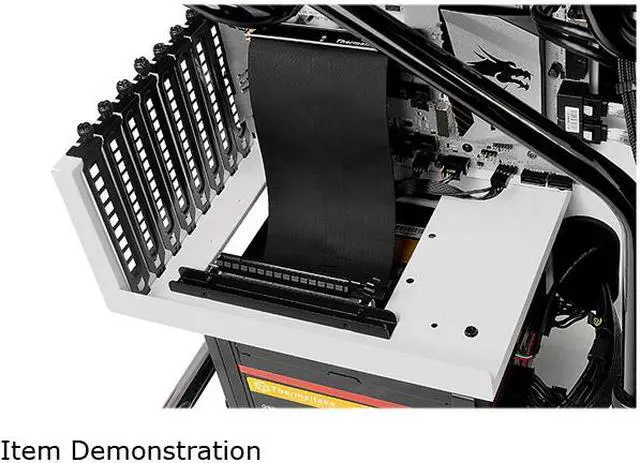 Alt view image 5 of 12 - Thermaltake TT Gaming PCI-E x16 3.0 Black Extender Riser Cable 200mm AC-053-CN1OTN-C1