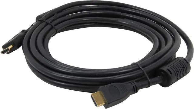 Alt view image 3 of 3 - SYBA SY-HDM-MM15 15 ft. Black HDMI to HDMI Cable Male to Male