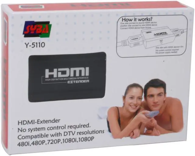 Alt view image 5 of 5 - SYBA SD-HDMI-EXT HDMI Extender