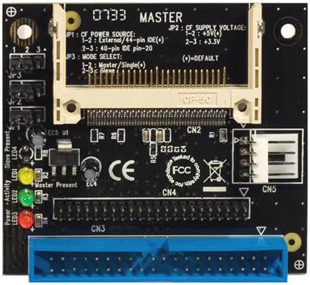 Alt view image 2 of 3 - SYBA SD-CF-2IDE-U Dual Ultra IDE to Compact Flash Adapter
