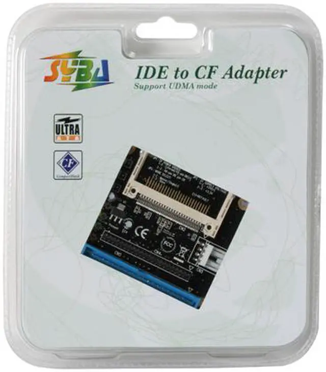 Alt view image 3 of 3 - SYBA SD-CF-2IDE-U Dual Ultra IDE to Compact Flash Adapter