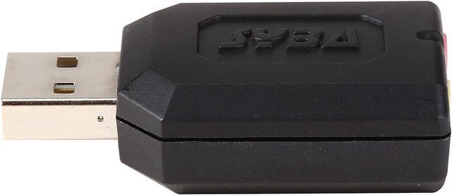 SYBA External USB Stereo Sound Adapter for Mac, Extra Audio Source 3.5mm Audio Mic Jack C-Media SD-CM-UAUD USB Converters - Newegg.com