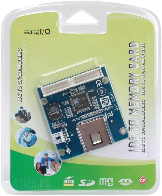 Alt view image 4 of 4 - SYBA SY-IDE2MC-4A IDE to Memory Card Adapter