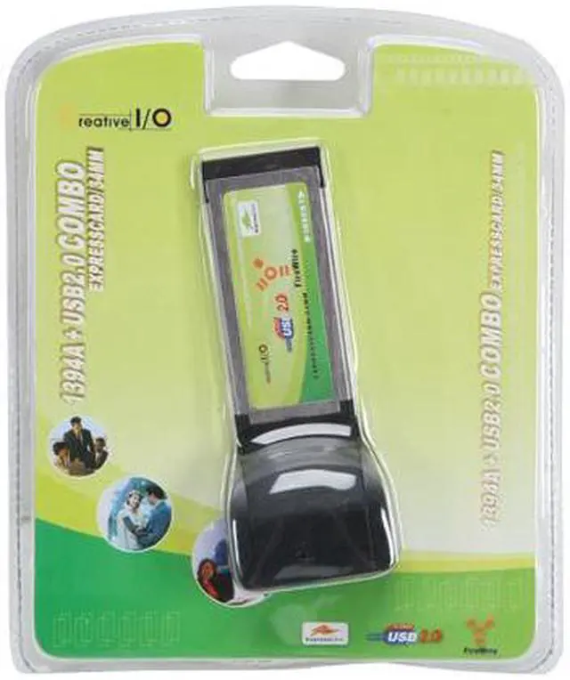Alt view image 2 of 2 - SYBA SY-EXPC34-2F1U 1 Port USB 2.0 / 2 Port 1394a ExpressCard