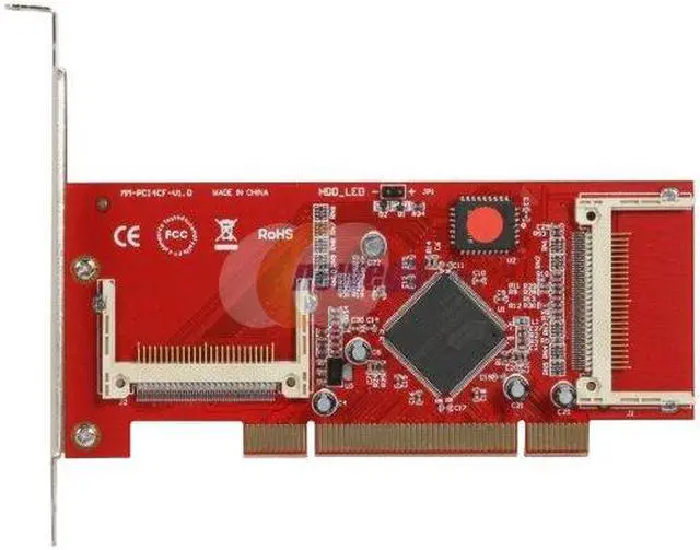 Alt view image 2 of 4 - SYBA SY-PCI48001 PCI to Compact Flash Adapter