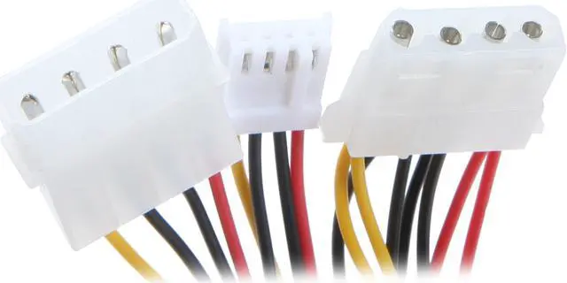 Main image of SYBA SY-CAB65011 5 in. Molex 4-Pin Female Molex to Molex 4-Pin Male & FDD Power Cable
