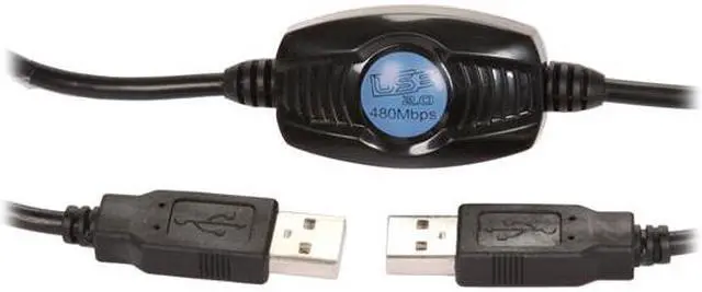 Alt view image 2 of 5 - SYBA SD-U2DLCAB Black USB 2.0 Easy Transfer Cable for Windows Vista, RoHS.