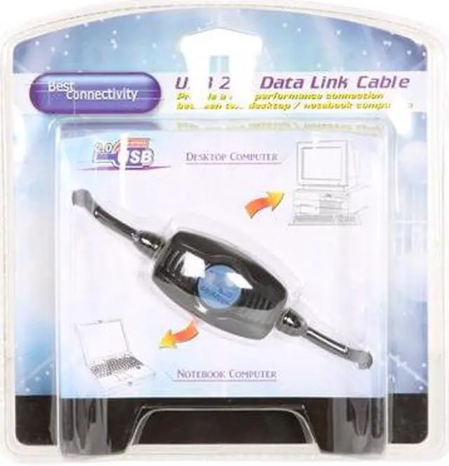 Alt view image 5 of 5 - SYBA SD-U2DLCAB Black USB 2.0 Easy Transfer Cable for Windows Vista, RoHS.