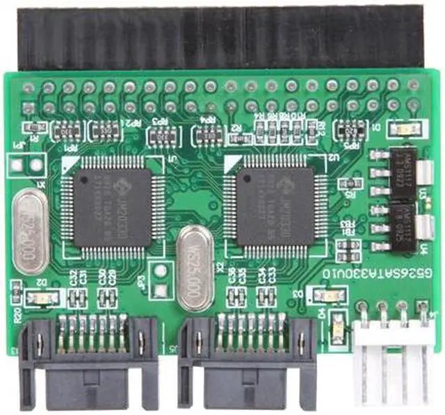 Alt view image 2 of 6 - SYBA SY-ADA45005 IDE to Dual SATA2 Adapter, Convert SATA & SATA2 Devices to IDE Port, RoHS.