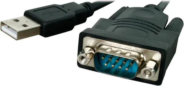Main image of SYBA 3 Feet USB 2.0 to Serial DB9 Port RS-232 Prolific Chipset PL-2303 SY-ADA15006