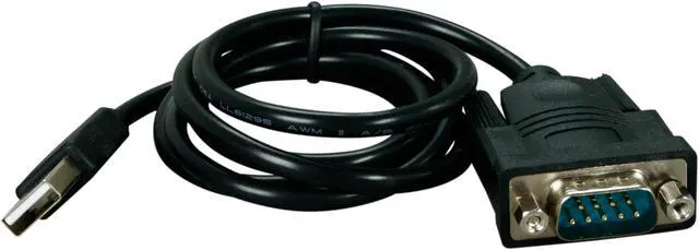 Alt view image 2 of 3 - SYBA 3 Feet USB 2.0 to Serial DB9 Port RS-232 Prolific Chipset PL-2303 SY-ADA15006