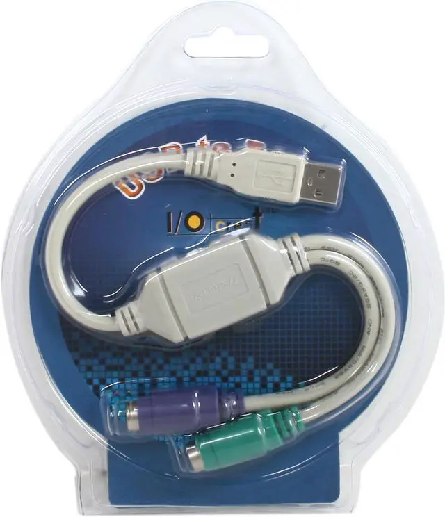 Alt view image 4 of 4 - SYBA SY-USB-PS2 USB to PS/2 (Keyboard & Mouse) Adapter