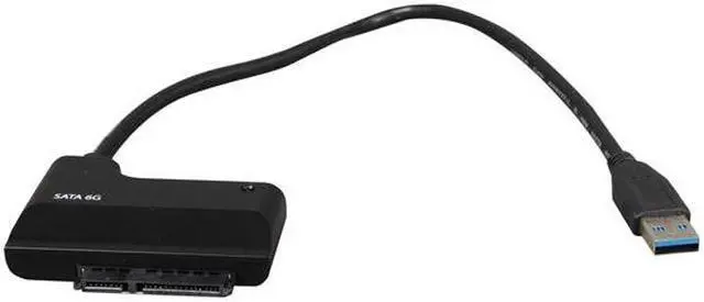 Alt view image 2 of 3 - SYBA SY-ADA20079 InfoZone SuperSpeed USB 3.0 to SATA III Device Adapter Cable with AC Adapter