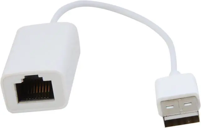 Alt view image 2 of 3 - SYBA SY-ADA24024 USB to RJ-45 10/100Mbs Base-T Mini Ethernet Adapter for Travelers