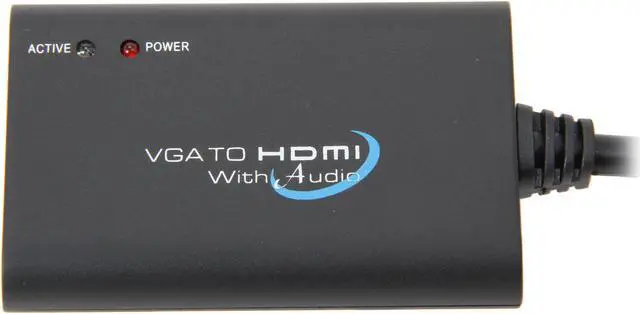 Alt view image 2 of 5 - SYBA SY-ADA31025 VGA to HDMI Converter with Audio Support, up to 1920 x 1080 Output Resolution