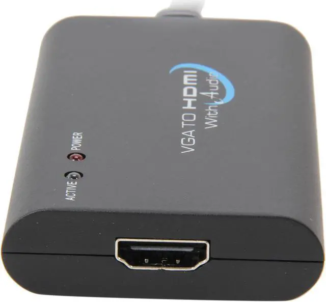 Alt view image 3 of 5 - SYBA SY-ADA31025 VGA to HDMI Converter with Audio Support, up to 1920 x 1080 Output Resolution