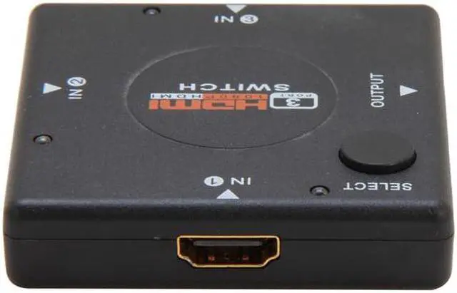 Alt view image 4 of 6 - SYBA SY-SWI31028 3 x 1 Compact High Performance HDMI Switch Supports 1080p Display and Dolby Audio