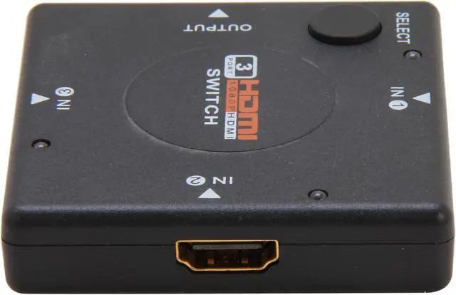 Alt view image 5 of 6 - SYBA SY-SWI31028 3 x 1 Compact High Performance HDMI Switch Supports 1080p Display and Dolby Audio