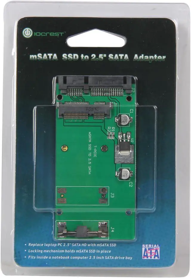 Alt view image 4 of 4 - SYBA SI-ADA40067 70mm (2.5") mSATA SSD to 2.5" SATA Converter Adapter