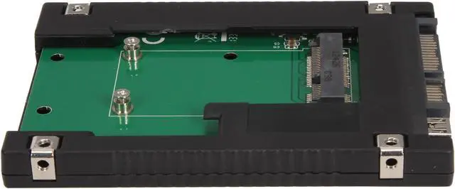 Alt view image 3 of 5 - SYBA SD-ADA40077 2.5" SATA to mSATA SSD Adapter with USB 2.0 Support