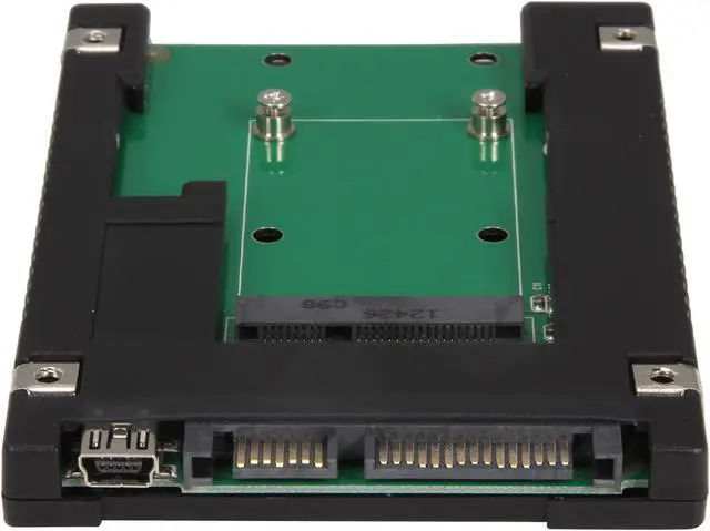 Alt view image 4 of 5 - SYBA SD-ADA40077 2.5" SATA to mSATA SSD Adapter with USB 2.0 Support