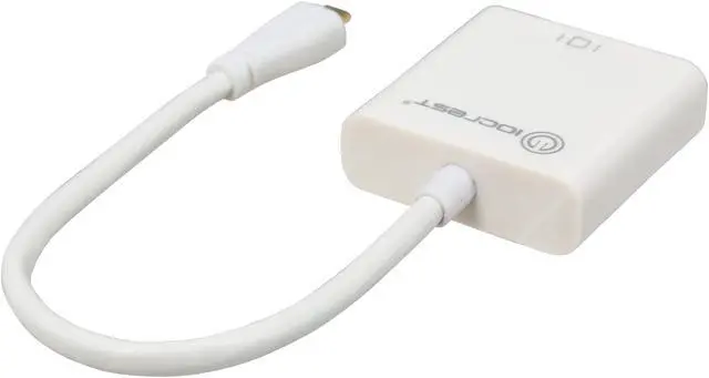 Alt view image 2 of 3 - SYBA SY-ADA31045 IO Crest Micro HDMI Male to VGA Female Adapter
