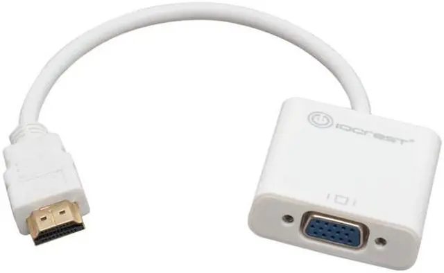 Alt view image 2 of 6 - SYBA SY-ADA31044 IO Crest HDMI to VGA Adapter, with Audio Support