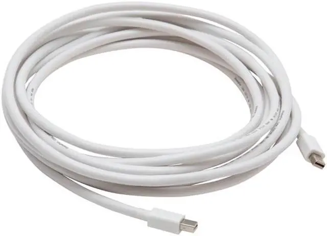 Alt view image 3 of 5 - SYBA Model SY-CAB33017 15 ft. Mini DisplayPort v1.2 to Mini DisplayPort 1.2 Cable, Male to Male - WHITE
