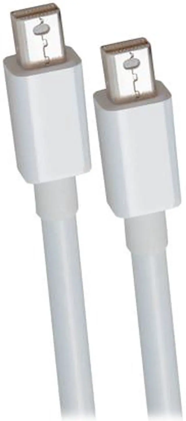 Alt view image 4 of 5 - SYBA Model SY-CAB33017 15 ft. Mini DisplayPort v1.2 to Mini DisplayPort 1.2 Cable, Male to Male - WHITE