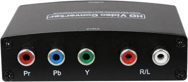 Alt view image 2 of 5 - SYBA SY-ADA31048 Component (YPbPr) + RCA Audio to HDMI 1.3 1080p HDTV Converter