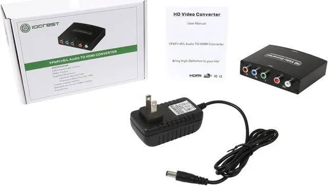 Alt view image 5 of 5 - SYBA SY-ADA31048 Component (YPbPr) + RCA Audio to HDMI 1.3 1080p HDTV Converter