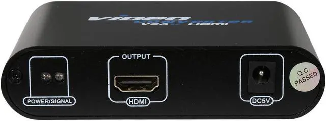 Alt view image 2 of 5 - SYBA SY-ADA31050 VGA Video + 3.5mm Audio Input to HDMI Output High-Definition Converter