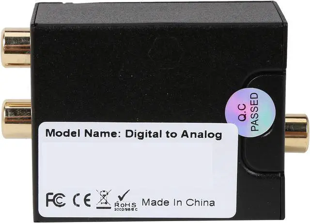Alt view image 5 of 6 - SYBA SY-AUD60011 192kHz/24bit High-Definition Digital to RCA Analog Audio Converter, Compact Design