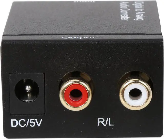 Alt view image 6 of 6 - SYBA SY-AUD60011 192kHz/24bit High-Definition Digital to RCA Analog Audio Converter, Compact Design