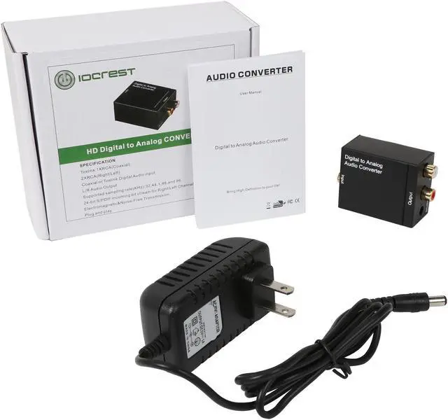 Alt view image 7 of 6 - SYBA SY-AUD60011 192kHz/24bit High-Definition Digital to RCA Analog Audio Converter, Compact Design