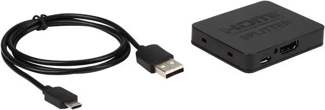 Alt view image 7 of 7 - SYBA SY-SPL31059 2 Port HDMI Splitter