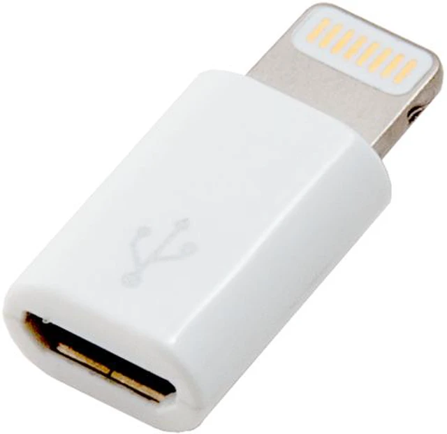 Main image of Syba SD-ADA20184 White Micro USB to Lightning Adapter
